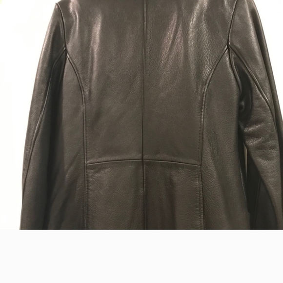 Leather Jacket Kenneth Cole Size M - Picture 9 of 10
